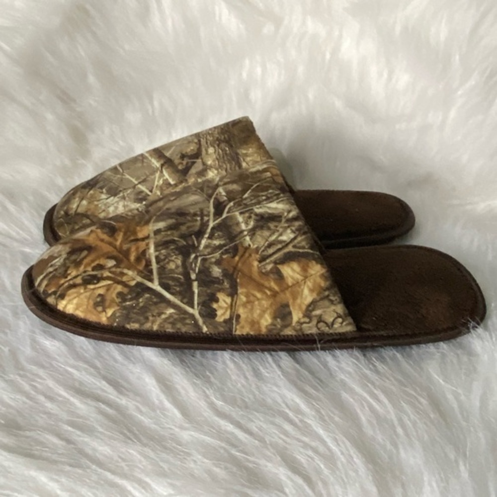 George Slippers‎ Mens Size 7-8 Camo Slip On New